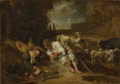 Mercurio y Argos de Carel Fabritius